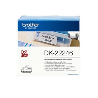 Brother DK-22246 Label Printer Tape Black on White