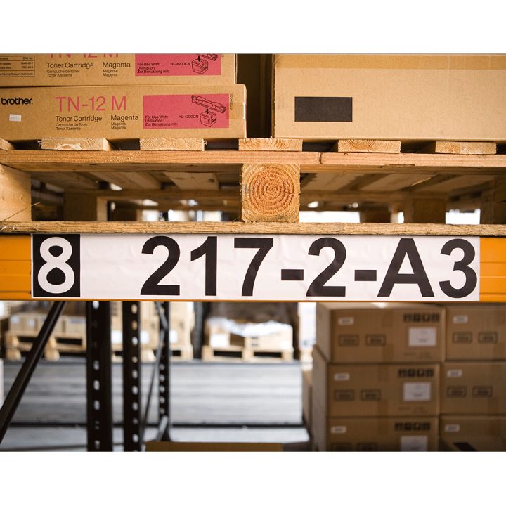 Brother DK-22246 fita para impressora de etiquetas Preto sobre branco