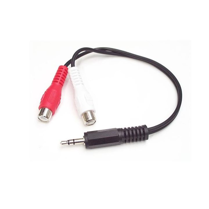 StarTech.com Cable Convertidor Adaptador Audio 15cm Mini Jack 3,5 mm…