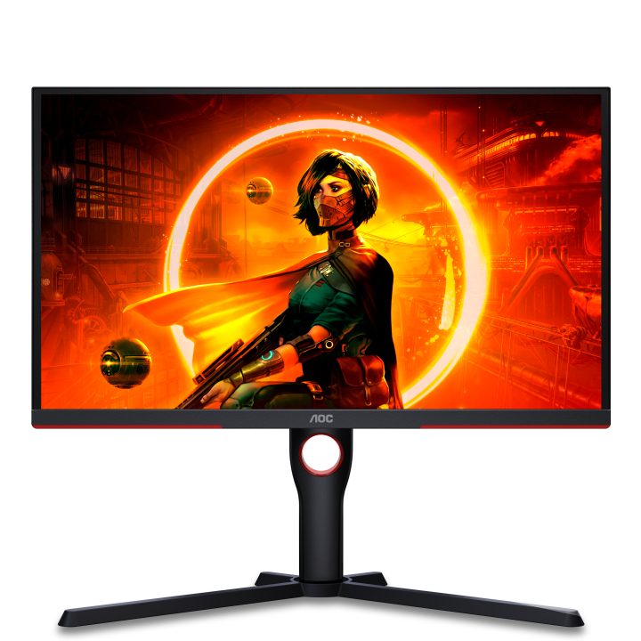 AOC G3 25G3Z/69 ecrã para PC 24,5" 1920 x 1080 Pixéis Preto, Vermelho