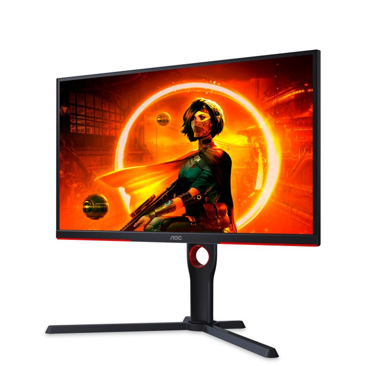 AOC G3 25G3Z/69 PC Monitor 24.5" 1920 x 1080 Pixels Black, Red