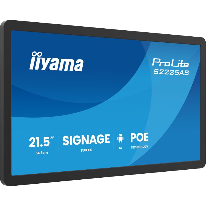 iiyama ProLite S2225AS-B1P Digital Signage Flat Panel 21.5" LCD Wi-Fi…