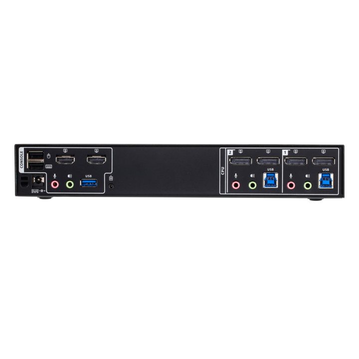 ATEN Matriz de vídeo em formato compacto KVM DisplayPort 4K de ecrã…