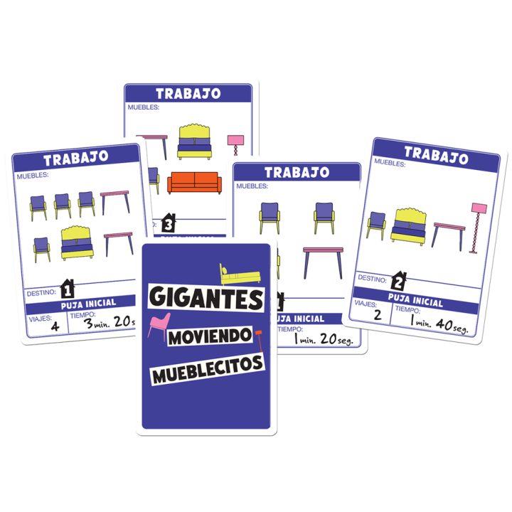 Asmodee Jogo de tabuleiro Gigantes a Mover Móveis (EKITF01ES)