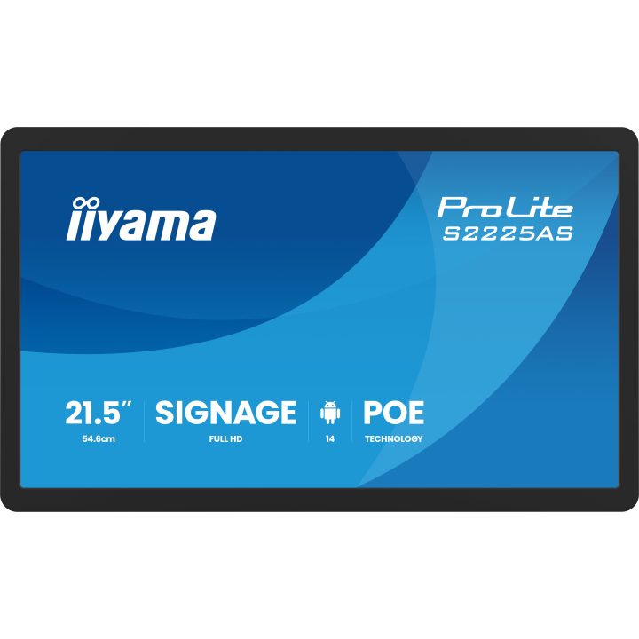 iiyama ProLite S2225AS-B1P Digital Signage Flat Panel 21.5" LCD Wi-Fi…