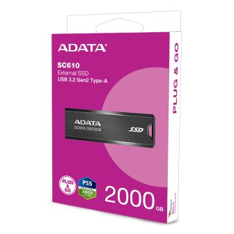 ADATA SC610 2 TB USB Type-A 3.2 Gen 2 (3.1 Gen 2) Black