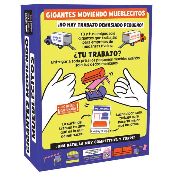 Asmodee Juego de mesa gigantes moviendo mueblecitos (EKITF01ES)