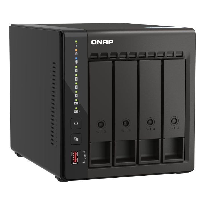 QNAP TS-453E Tower NAS Intel® Celeron® J6412 8 GB 0 TB QNAP QTS Black