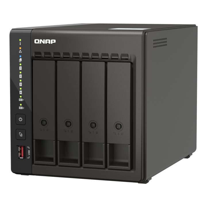 QNAP TS-453E Tower NAS Intel® Celeron® J6412 8 GB 0 TB QNAP QTS Black