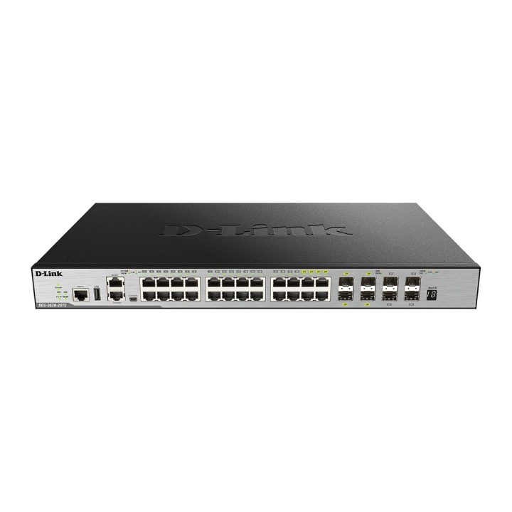 D-Link DGS-3630-28PC/SI/E switch Gerido L3 Gigabit Ethernet…