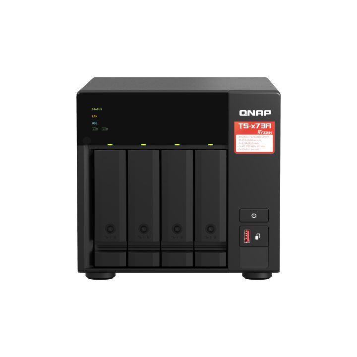 QNAP TS-473A NAS Torre Ryzen Embedded V1500B 8 GB DDR4 0 TB QNAP…