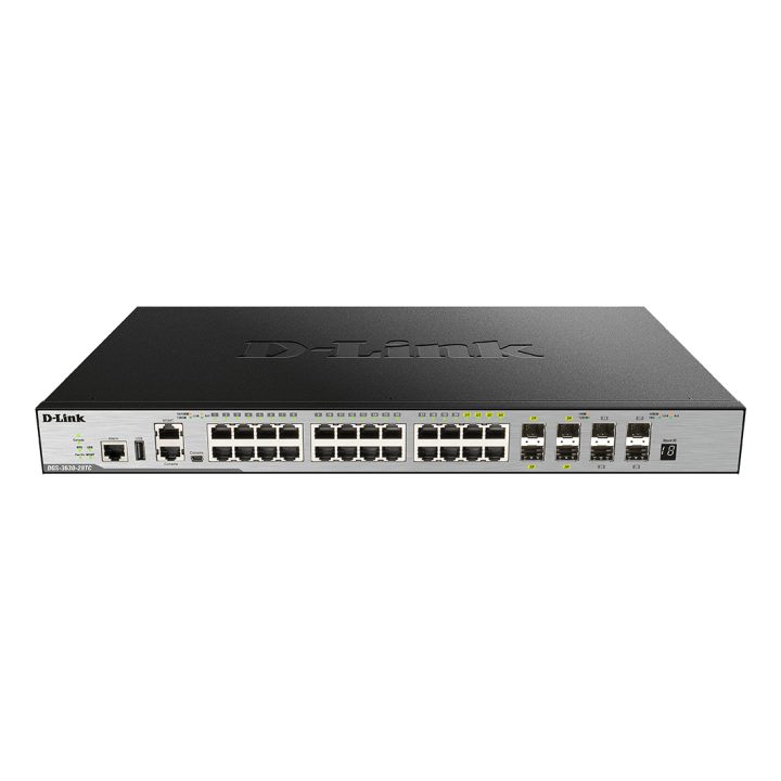 D-Link DGS-3630-28PC/SI/E switch Gerido L3 Gigabit Ethernet…