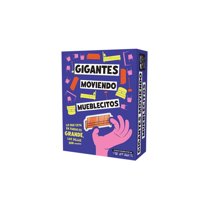 Asmodee Jogo de tabuleiro Gigantes a Mover Móveis (EKITF01ES)