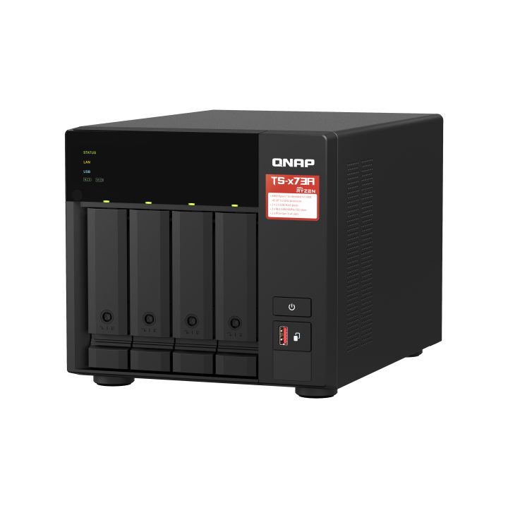 QNAP TS-473A NAS Torre Ryzen Embedded V1500B 8 GB DDR4 0 TB QNAP…