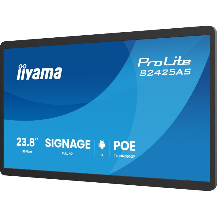 iiyama ProLite S2425AS-B1P Ecrã plano para sinalização digital 23,8"…