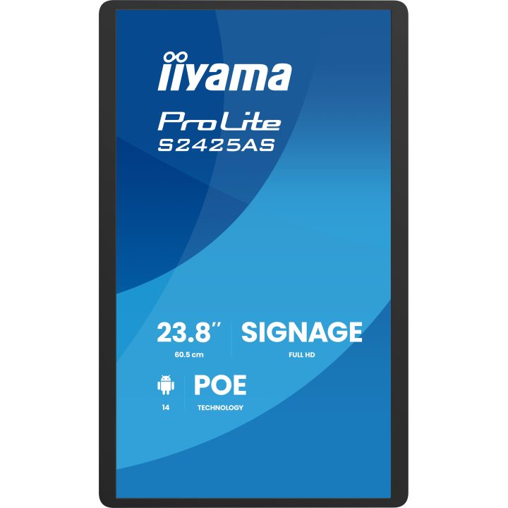 iiyama ProLite S2425AS-B1P Digital Signage Flat Panel 23.8" LCD Wi-Fi…