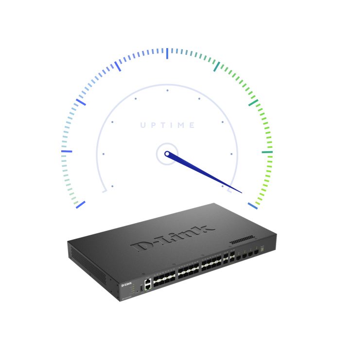 D-Link DXS-3410-32SY switch Gerido L3 Preto