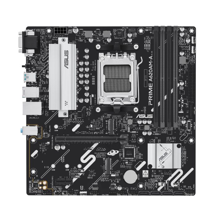ASUS PRIME A620AM-A-CSM AMD A620A AM5 Socket Micro ATX