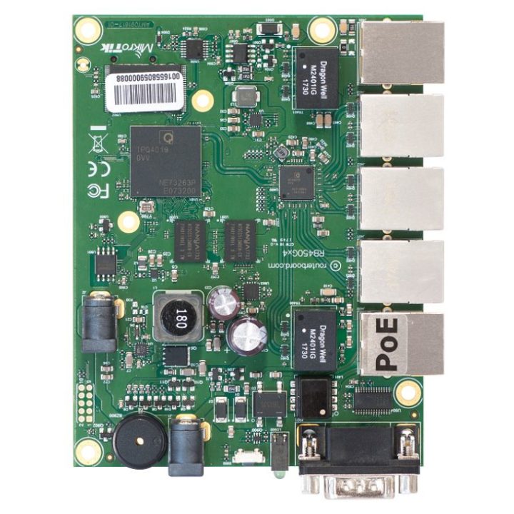 Mikrotik RB450Gx4 Gigabit Ethernet Router Green