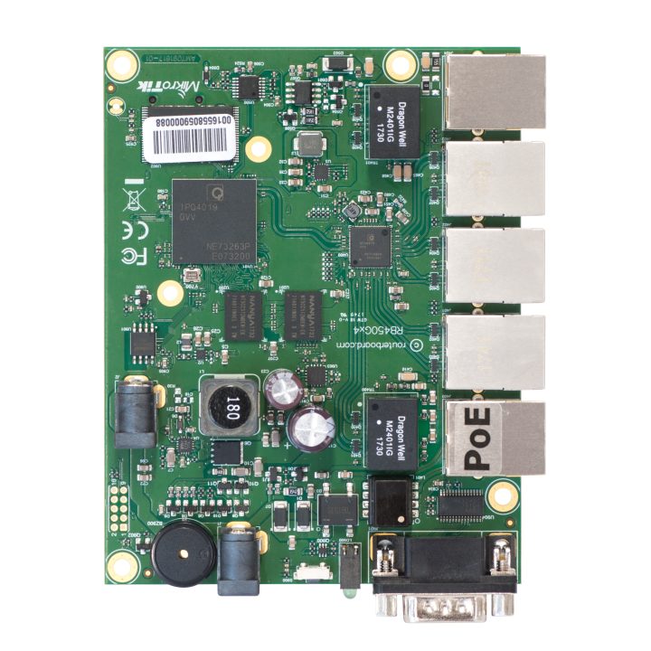 Mikrotik RB450Gx4 Gigabit Ethernet Router Green