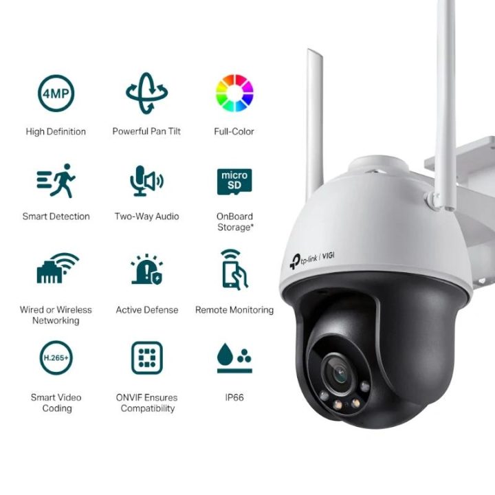 TP-Link VIGI C540-W V1 Torreta Cámara de seguridad IP Interior y…