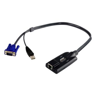 ATEN VGA USB KVM Adapter with Composite Video Compatibility