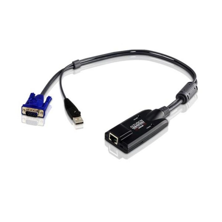 ATEN VGA USB KVM Adapter with Composite Video Compatibility