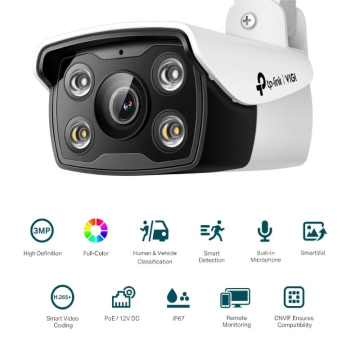 TP-Link VIGI C330(4mm) Bullet IP Security Camera Outdoor 2304 x 1296…