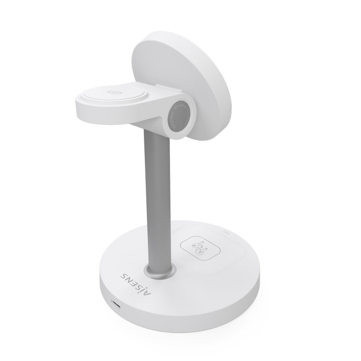 AISENS 3-in-1 USB-C Wireless Charger 15W for Phone, Apple Watch…