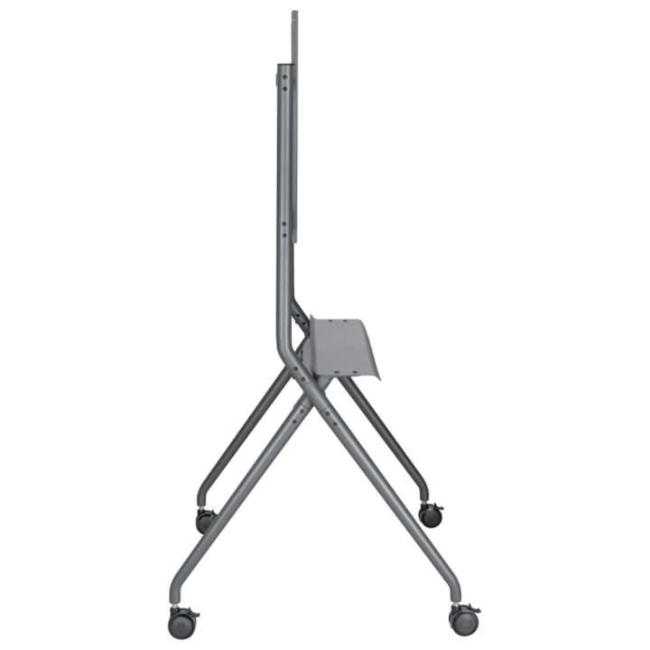 AISENS Pro Floor Stand with Wheels, 1 Tray for Interactive Screen/TV…