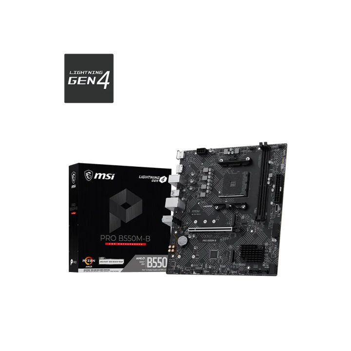 Placa base Msi pro B550M-b matx AM4-2x DDR4 (911-7D14-023)