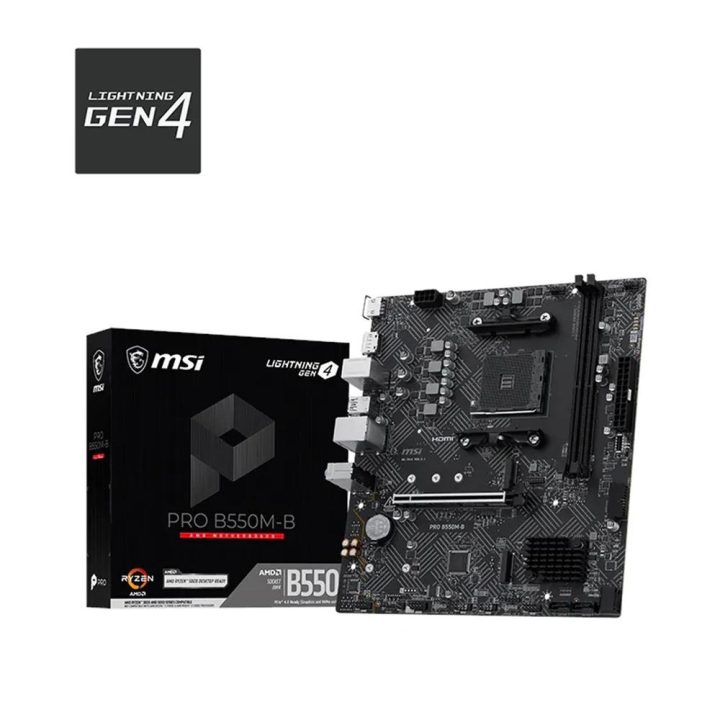 Placa base Msi pro B550M-b matx AM4-2x DDR4 (911-7D14-023)