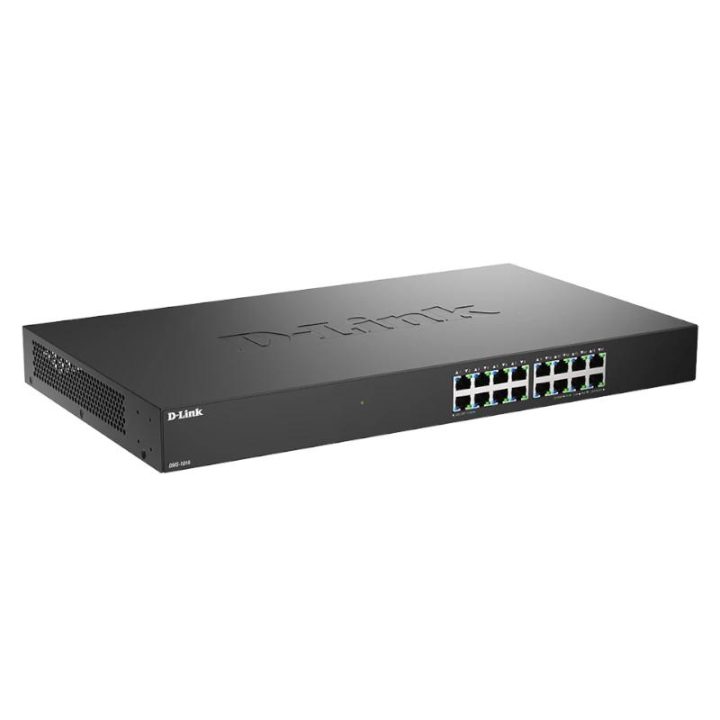 D-Link DMS-1016 Unmanaged L2+ 2.5G Ethernet (100/1000/2500) Black