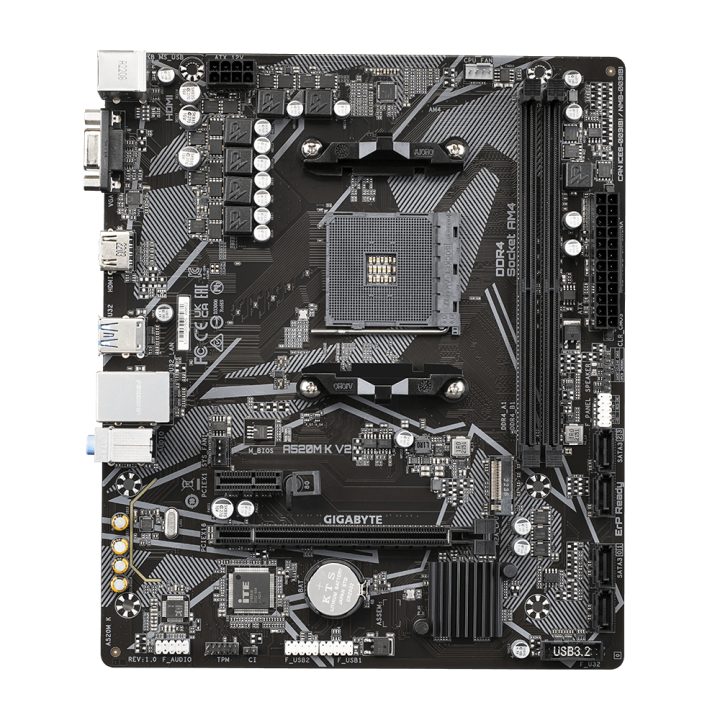 GIGABYTE A520M K V2 Motherboard