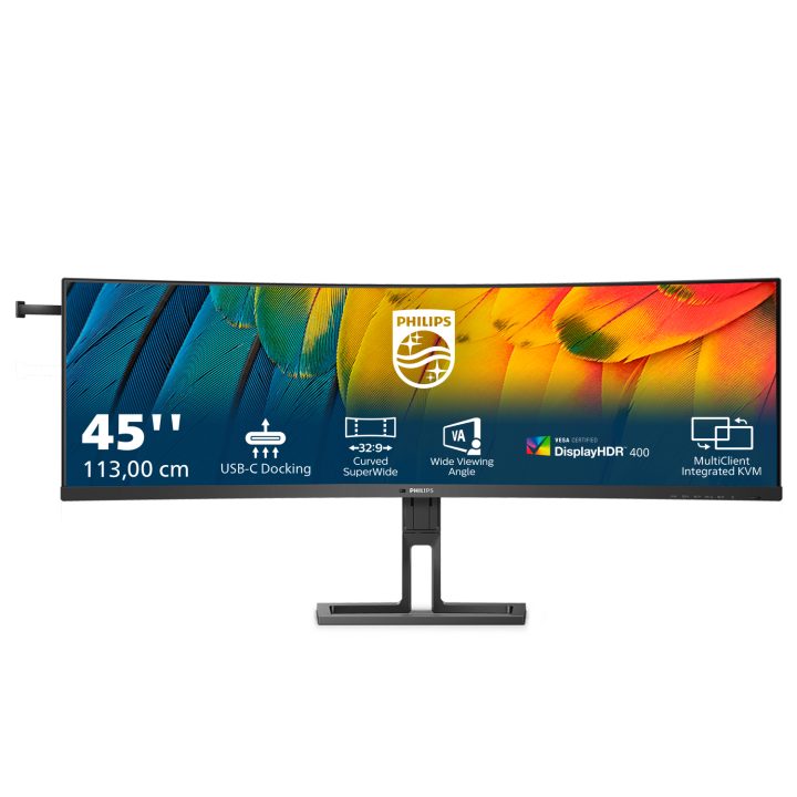 Monitor curvo Philips 6000 Series 45B1U6900C 44,5" DQHD VA