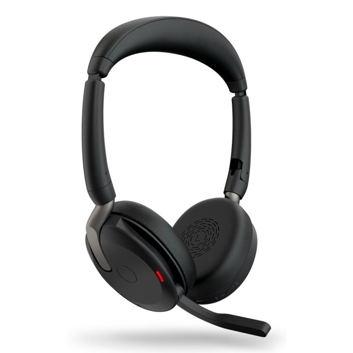 Jabra Evolve2 65 Flex Wireless Over-Ear Headset Office/Call Center…