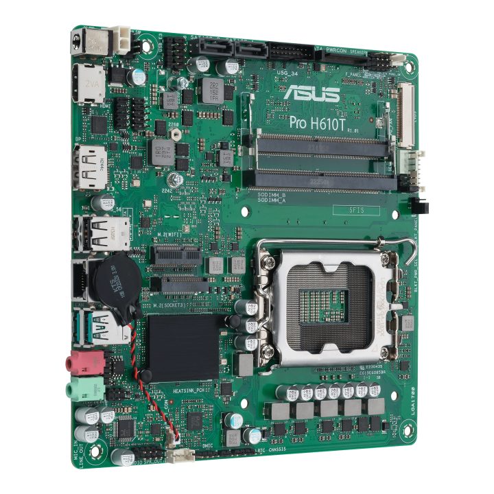 ASUS PRO H610T-CSM Intel H610 LGA 1700 Thin Mini ITX
