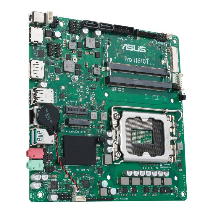 ASUS PRO H610T-CSM Intel H610 LGA 1700 Thin Mini ITX