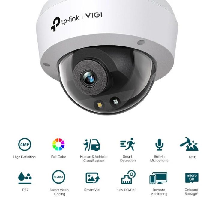 TP-Link VIGI C240 (2.8mm) Turret IP Security Camera Indoor and…