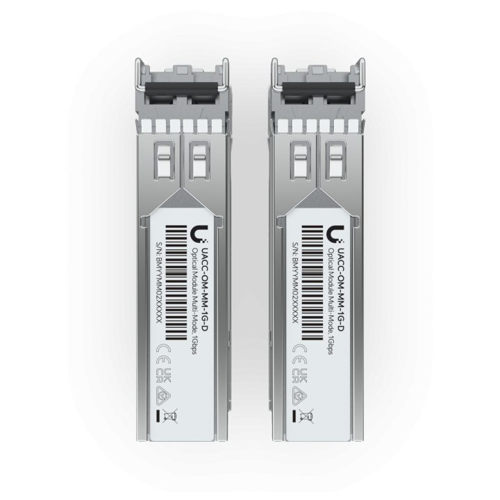 Ubiquiti Networks UACC-OM-MM-1G-D-2 Fiber Optic SFP Transceiver…