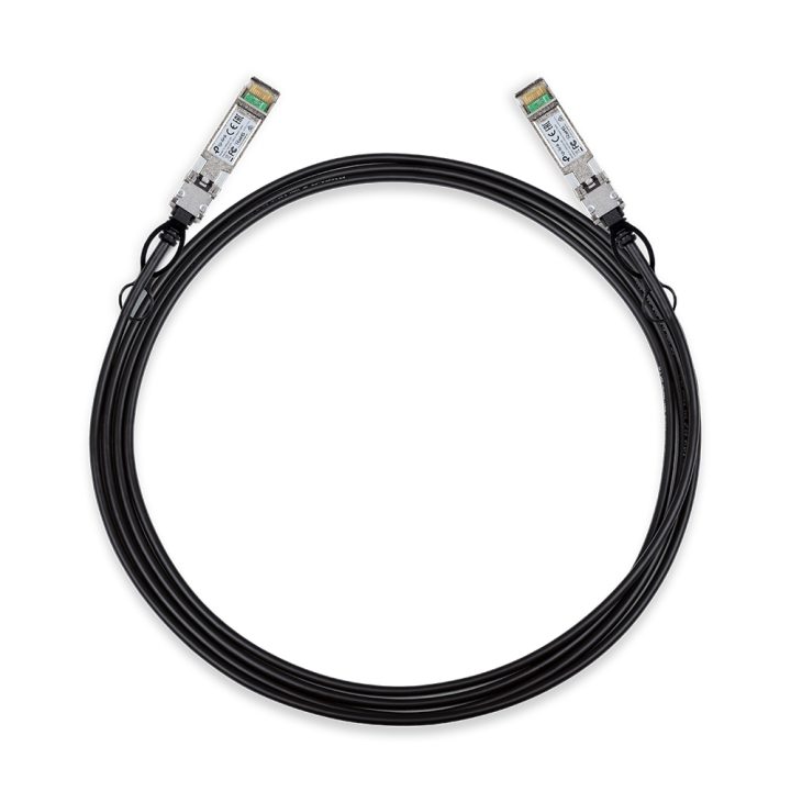 TP-Link TL-SM5220-3M SFP+ DAC Fiber Optic and InfiniBand Cable Black