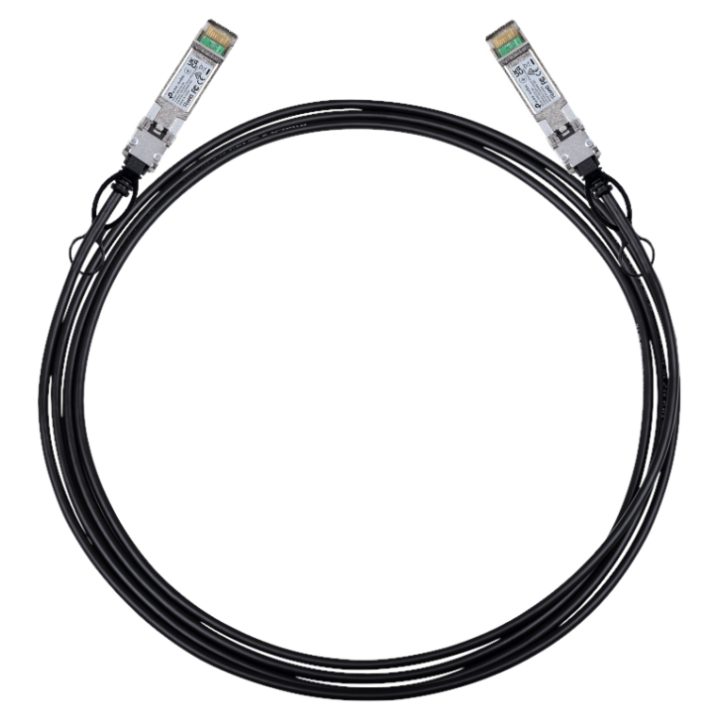 TP-Link TL-SM5220-3M SFP+ DAC Fiber Optic and InfiniBand Cable Black