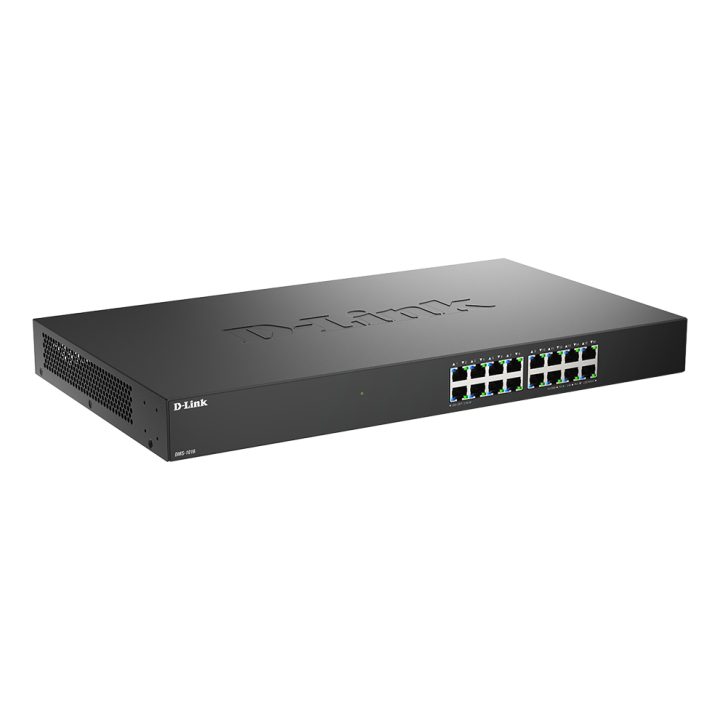D-Link DMS-1016 Não Gerido L2+ 2.5G Ethernet (100/1000/2500) Preto