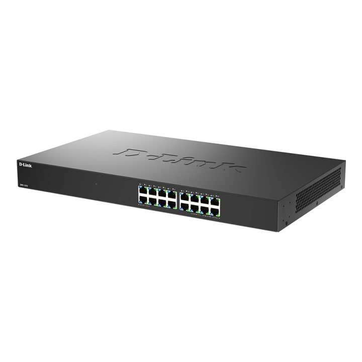 D-Link DMS-1016 Unmanaged L2+ 2.5G Ethernet (100/1000/2500) Black
