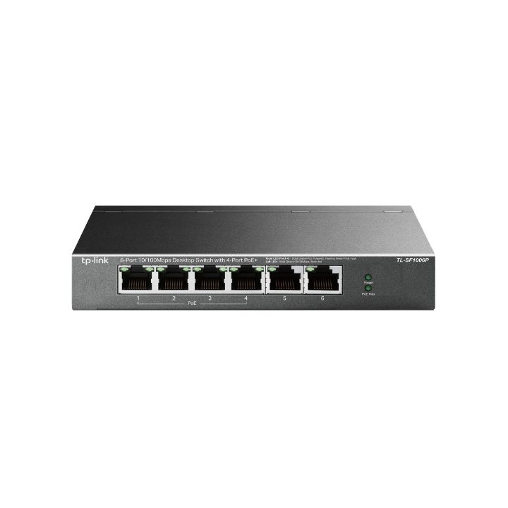 TP-Link TL-SF1006P switch não gerido Fast Ethernet (10/100)…