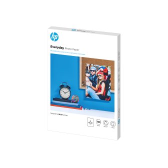 HP Papel fotográfico Everyday brilhante de 200 g/m2 A4 (210 x 297 mm)…