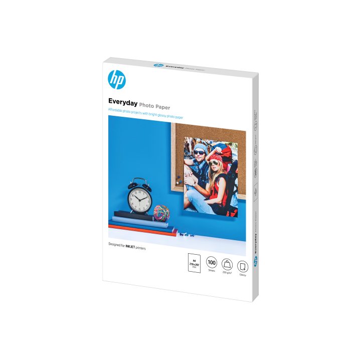HP Papel fotográfico Everyday brillante de 200 g/m2 A4 (210 x 297 mm)…