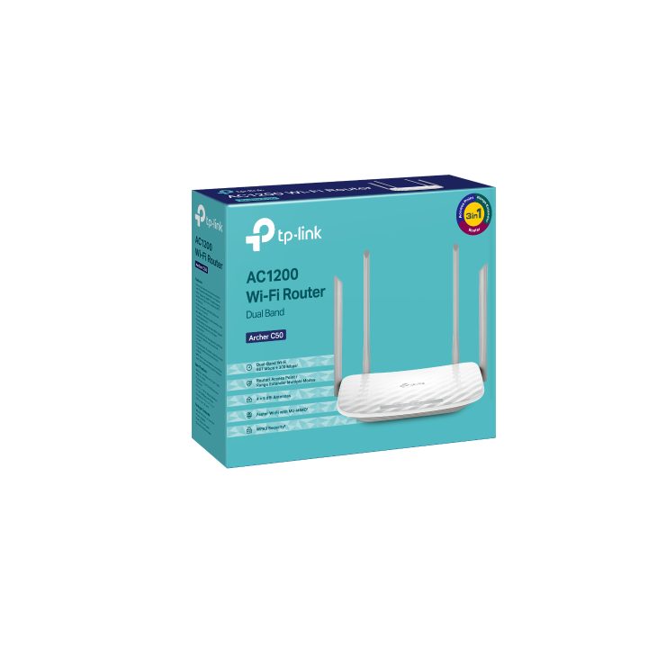 TP-Link Archer C50 router inalámbrico Ethernet rápido Doble banda…
