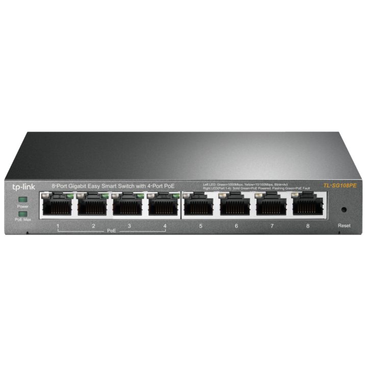 TP-Link TL-SG108PE Gestionado L2 Gigabit Ethernet (10/100/1000)…
