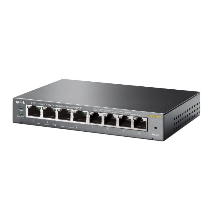 TP-Link TL-SG108PE Gestionado L2 Gigabit Ethernet (10/100/1000)…